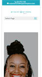 Mobile Screenshot of mysaintmyhero.net
